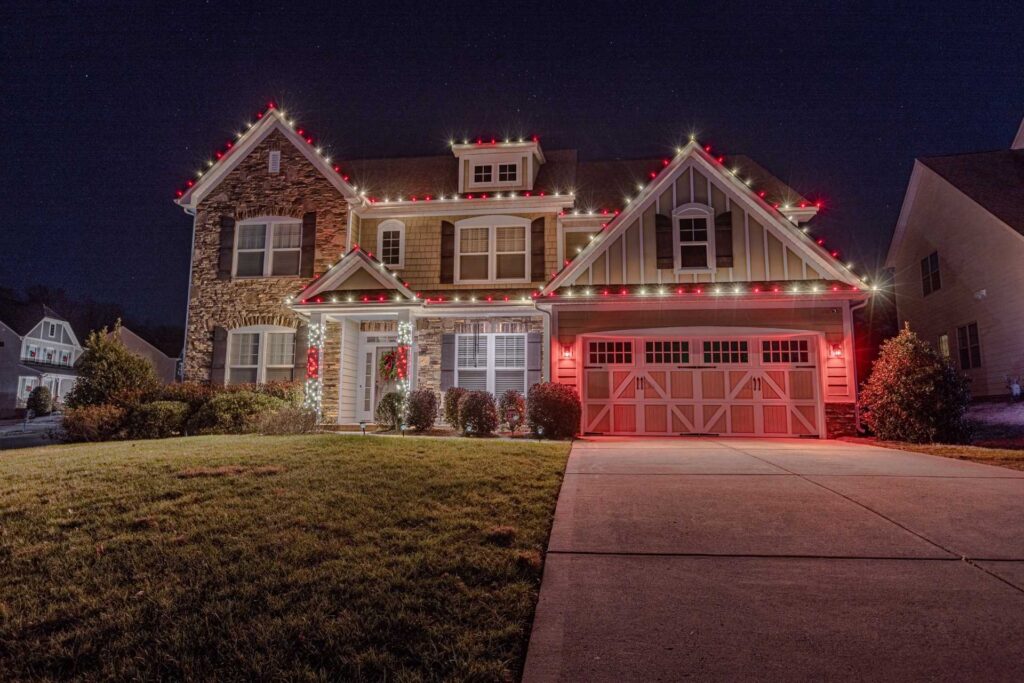 Custom Christmas Lights Designed Around Your Property