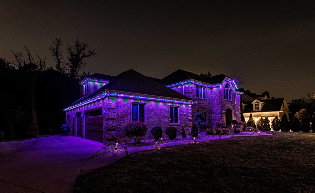 Lake Lanier Christmas lighting project image 10