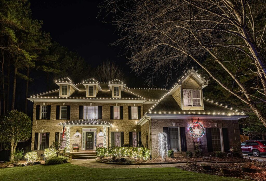 Lake Lanier Christmas lighting project image 1
